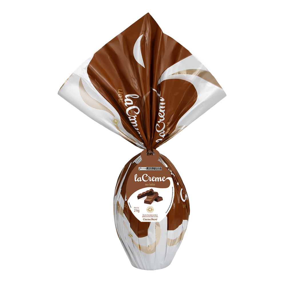 Ovo de Páscoa laCreme ao Leite 2kg