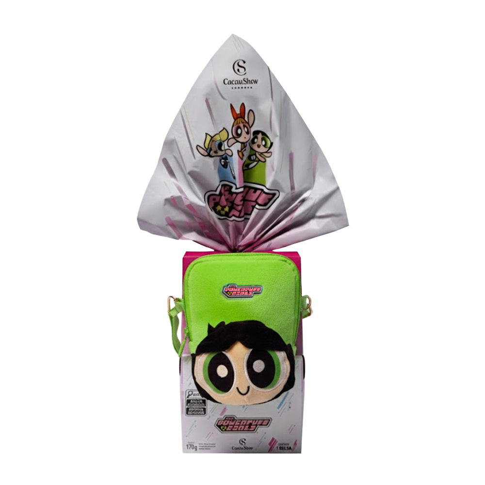 Ovo de Páscoa ao Leite Meninas Superpoderosas Bolsa Docinho 170g